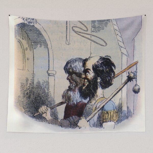 Item preview, Jack the Giant killer vintage artwork illustration designed and sold by Vintage Designs +.