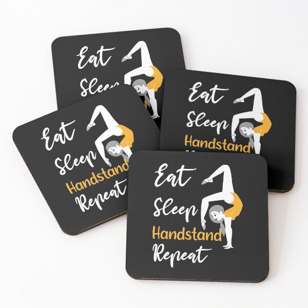 Item preview, Eat Sleep Handstand Repeat gifts for gymnastics coaches designed and sold by LANANIL.