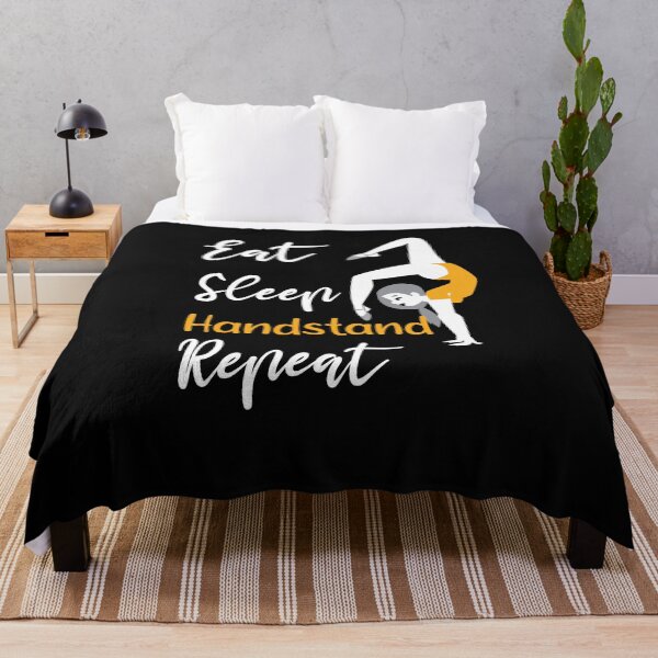 Item preview, Eat Sleep Handstand Repeat gifts for gymnastics coaches designed and sold by LANANIL.