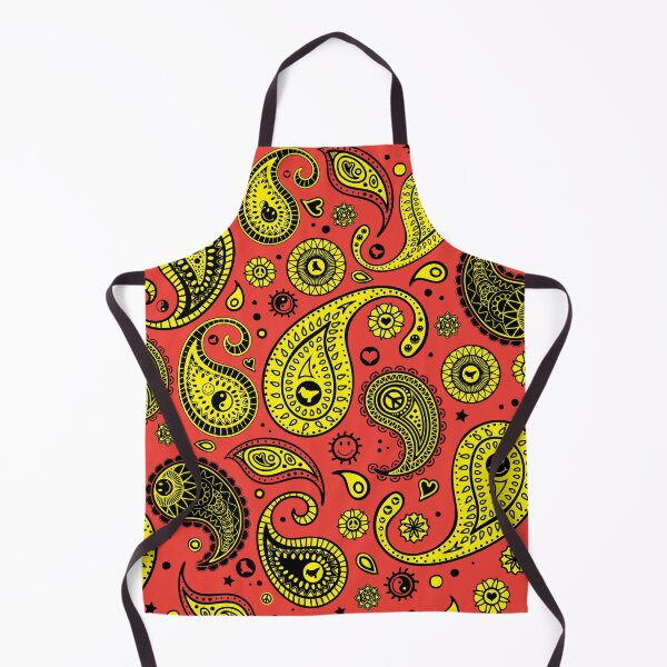 Item preview, "Acid Paisley Bubble" Orange designed and sold by metrodesignuk.