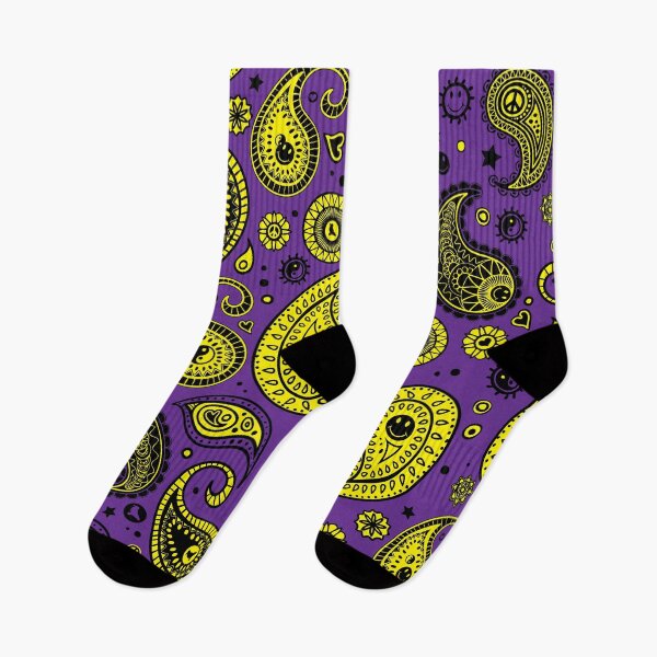 Item preview, "Acid Paisley Bubble" Plum designed and sold by metrodesignuk.