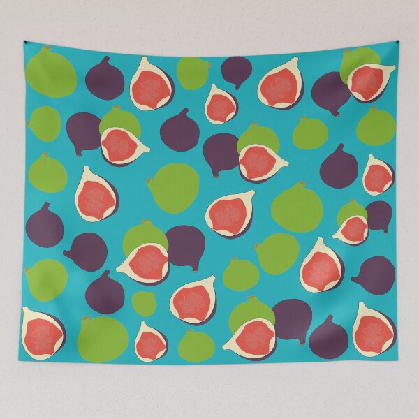 Item preview, Mediterranean Fig Summer Fruit Pattern designed and sold by idovedesign.