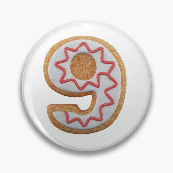 Item preview, Cookie Alphabet Number Nine designed and sold by Elisabeth Lucas.