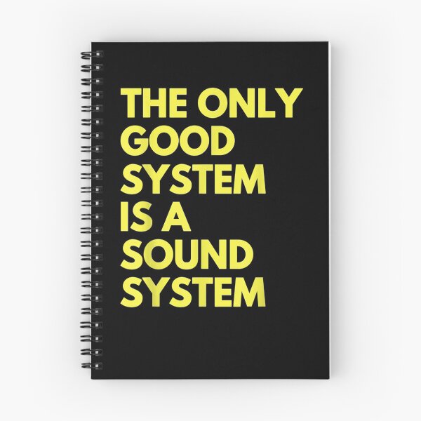 Item preview, The Only Good System Is A Sound System  designed and sold by manidala.