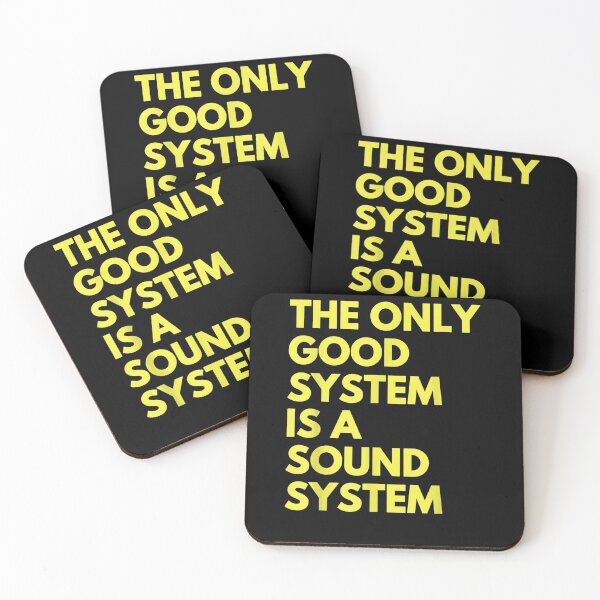 Item preview, The Only Good System Is A Sound System  designed and sold by manidala.