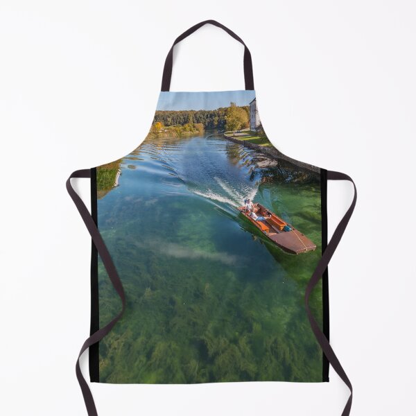 Item preview, Boat on the Young River Rhine - Rheinau, Switzerland designed and sold by holgermader.