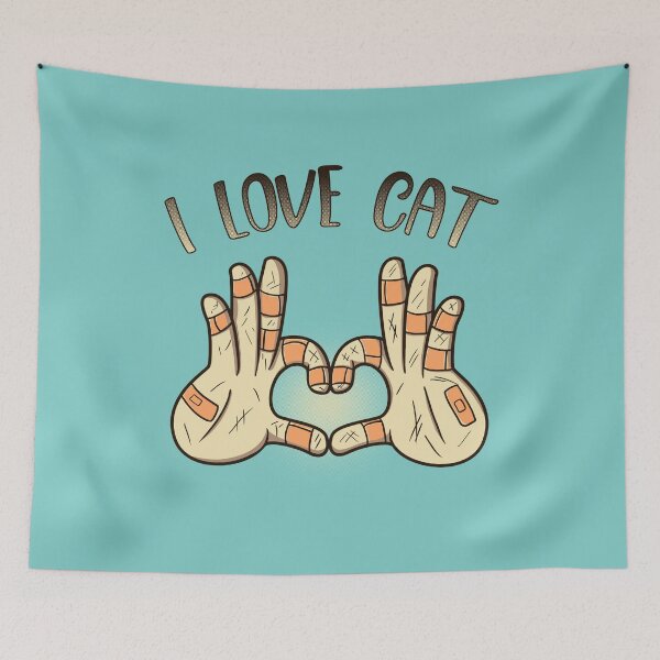 Item preview, I Love Cats designed and sold by Freecheese.