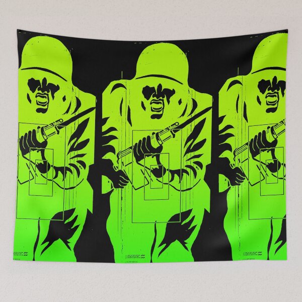 Item preview, CHARGING SHOOTING TARGET - FLUO designed and sold by ammo-shop.