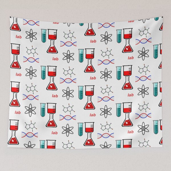 Item preview, laboratory themed blue & red pack designed and sold by mikrocosmox.