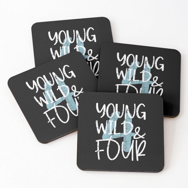 Item preview, Young Wild and four 4th birthday designed and sold by Kalli-design.