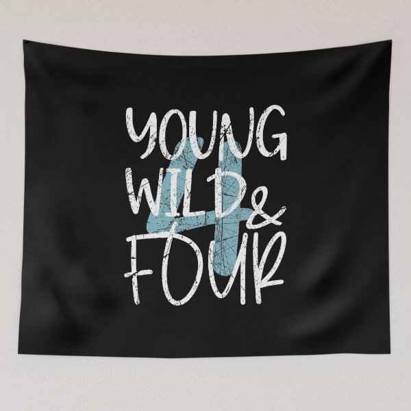 Item preview, Young Wild and four 4th birthday designed and sold by Kalli-design.