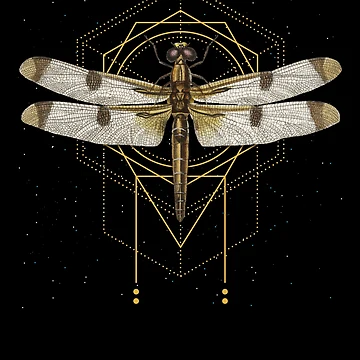 Artwork thumbnail, Geometry Moth Insect Design by BLake77777