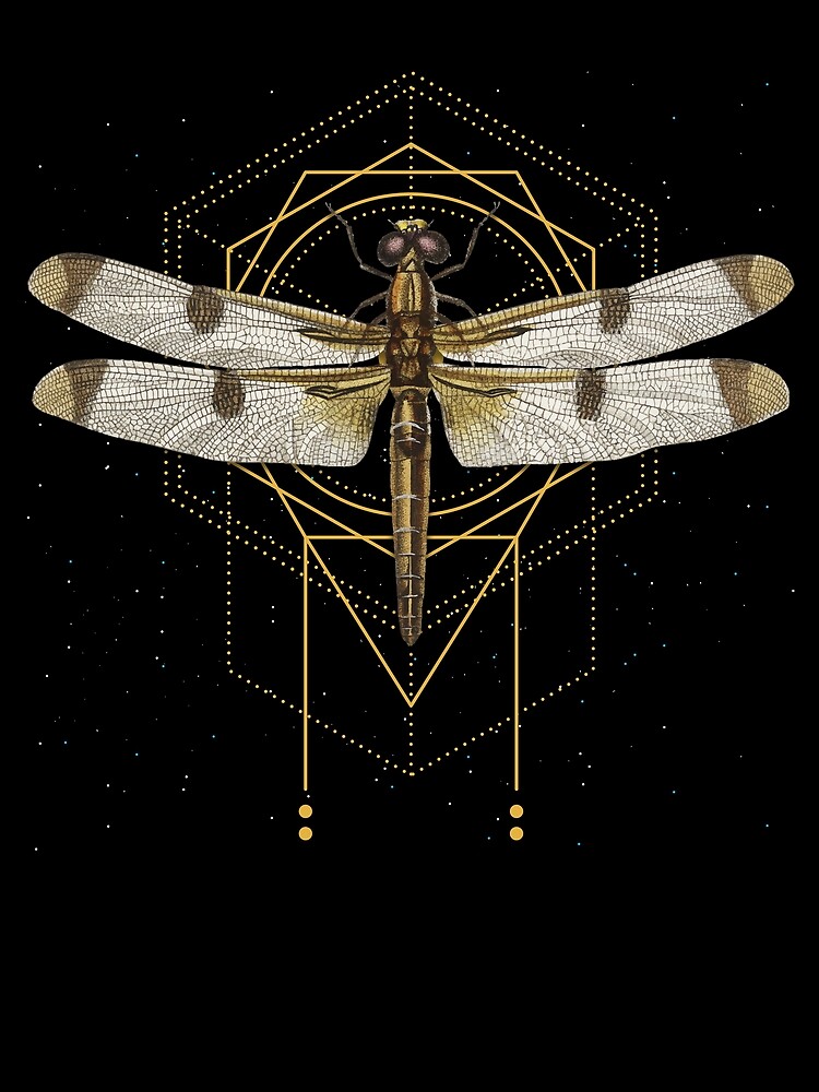 Thumbnail 3 of 3, Scarf, Geometry Moth Insect Design designed and sold by BLake77777.