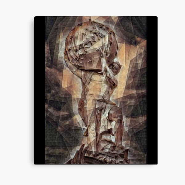 Item preview, Greek Gods - Atlas The Titan - Painting Dark Art Style designed and sold by MakersKeystone.
