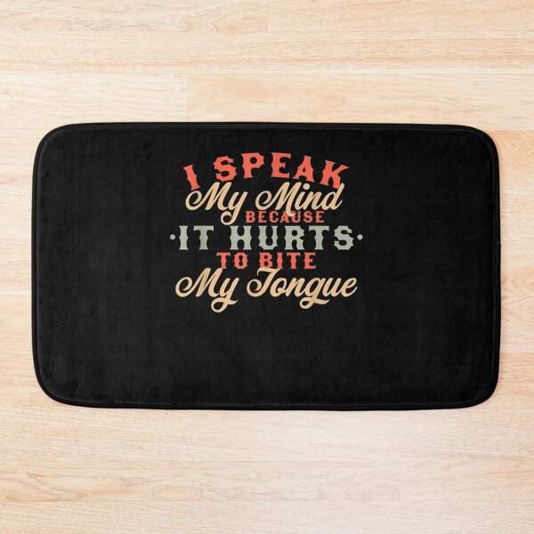 Item preview, I Speak My Mind Because It Hurts To Bite My Tongue Extrovert  designed and sold by manidala.