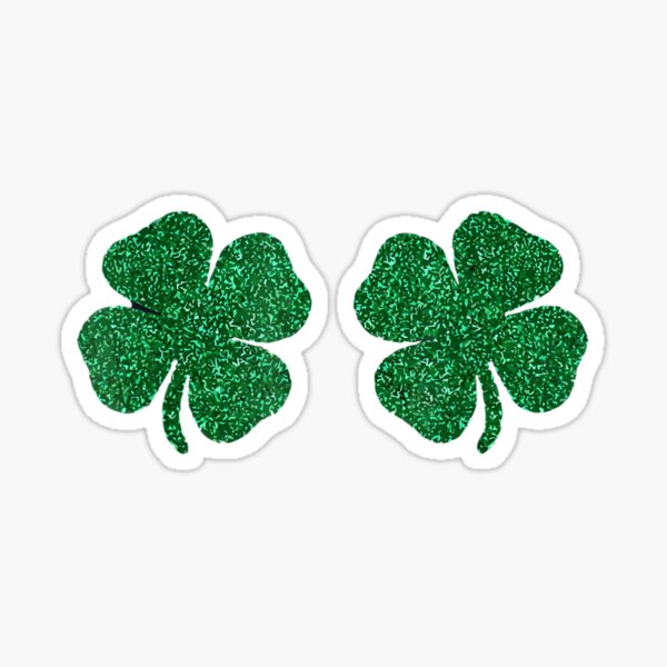 Shamrock Boobs Sticker