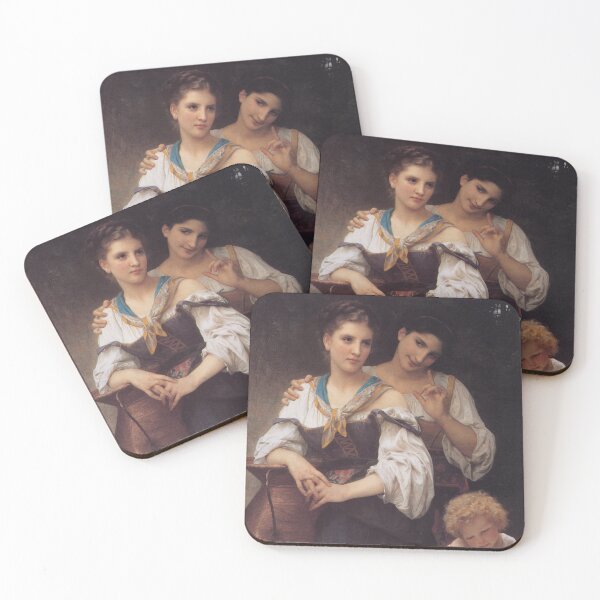 Aperçu de l'œuvre Le secret - William Bouguereau créée et vendue par Paul David Wilson.