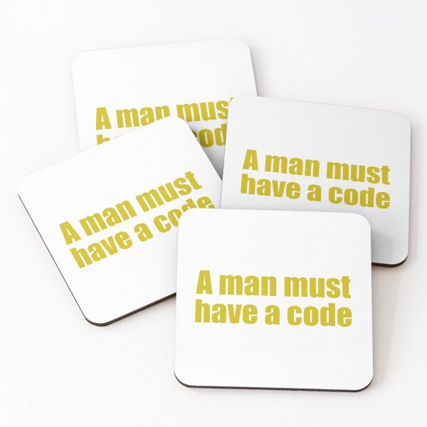 Item preview, A Man Must Have A Code designed and sold by Anzarr.