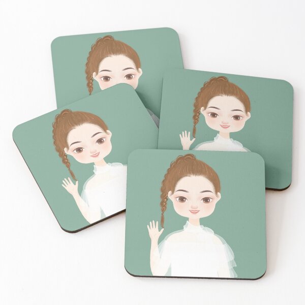 Item preview, Beautiful drawing of girl in white chiffon blouse greeting designed and sold by chicsignzodiac.