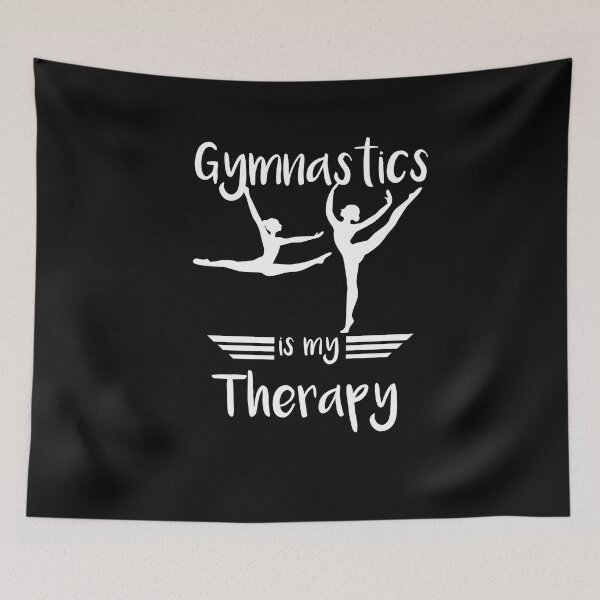 Item preview, Gymnastics is my Therapy Gymnast Quote Gift designed and sold by LANANIL.