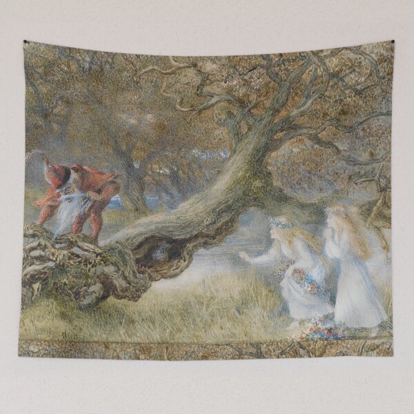 Item preview,  Rumplestiltskin illustration art  designed and sold by Vintage Designs +.