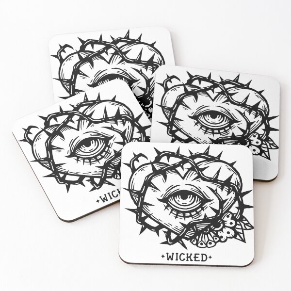 Item preview, Wicked Heart Engraving designed and sold by Marianne Martin.