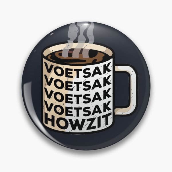 Item preview, Coffee Warning Voetsek South Africa Funny Howzit designed and sold by d247.