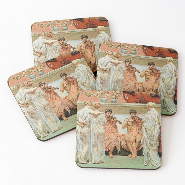 Item preview, The Quartet, a Painters Tribute to Music - Albert Joseph Moore designed and sold by brushandframes.