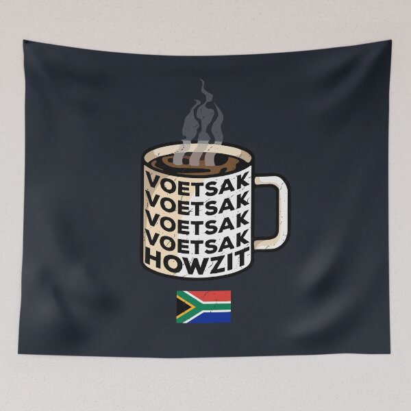 Item preview, Coffee Warning Voetsek South Africa Funny Howzit designed and sold by d247.