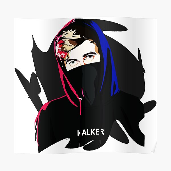 alan wallker art Poster