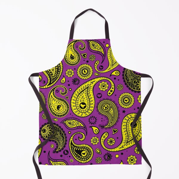 Item preview, "Acid Paisley Bubble" Grape designed and sold by metrodesignuk.