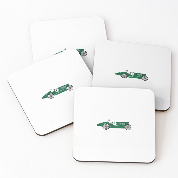 Item preview, Grand Prix, vintage racing car, Illustrated Tribute designed and sold by FoleyPottery.