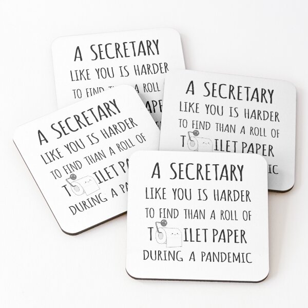 Item preview, A Secretary Like You is Harder to Find than a Roll of Toilet Paper During a Pandemic designed and sold by niftyhub.