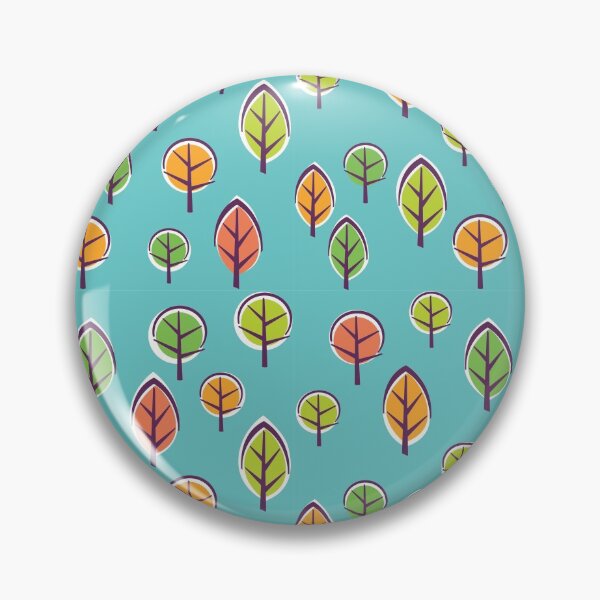 Item preview, Retro Forest Autumn Trees Pattern designed and sold by jeff-jones.