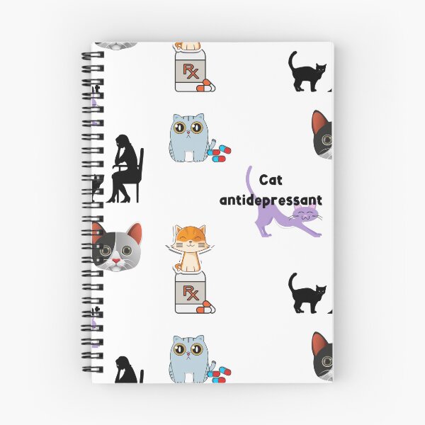 Item preview, Cat Antidepressant Sticker Pack designed and sold by SportyDogShop.