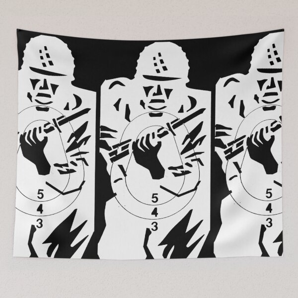 Item preview, CHARGING SHOOTING TARGET11 - WHITE designed and sold by ammo-shop.