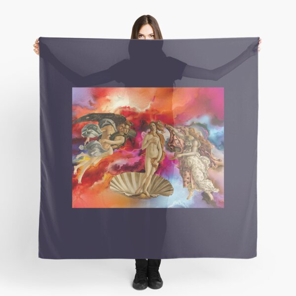 The Birth of Venus psychedelic Scarf