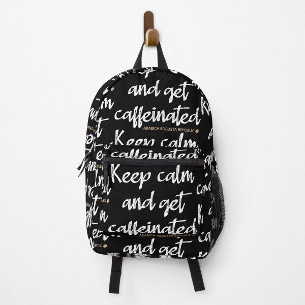 Item preview, Keep calm and get caffeinated quote. designed and sold by angelisart.