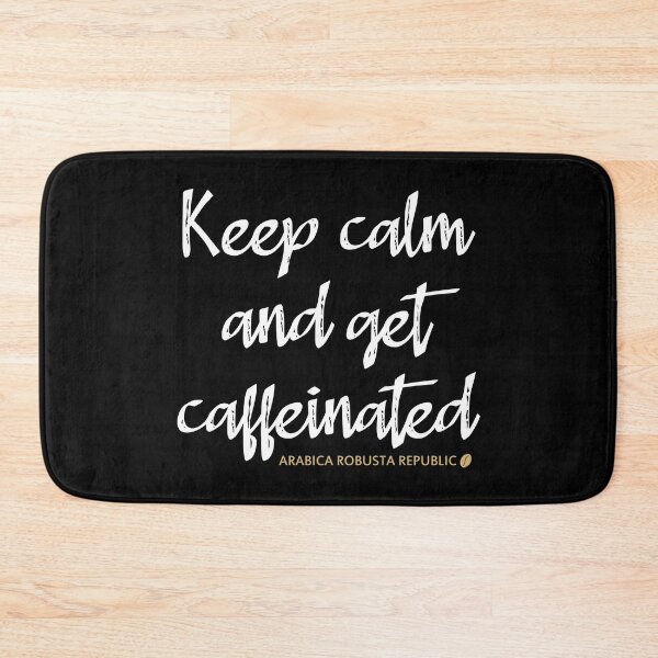 Item preview, Keep calm and get caffeinated quote. designed and sold by angelisart.