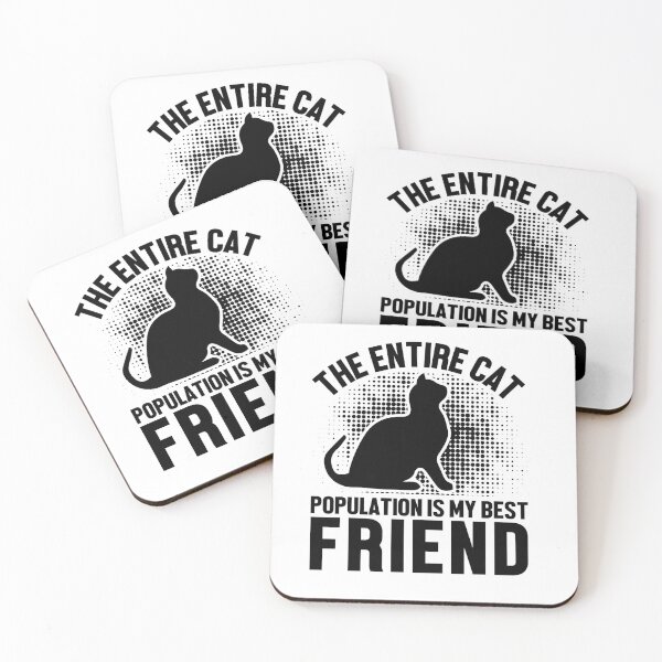 Item preview, the entire cat population is my best friend shirt designed and sold by sml mesrati.