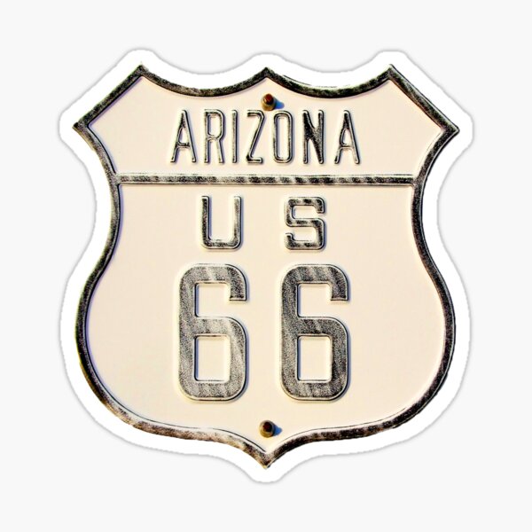 Item preview, Arizona Route 66 Sign designed and sold by RepYourTown.
