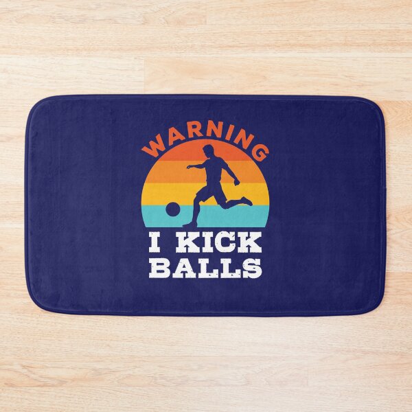 Item preview, Warning I Kick Balls Funny Kickball Player designed and sold by jaygo.