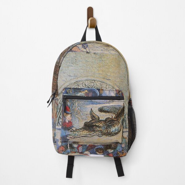 Item preview, the dragon is greeted by the townsfolk St George with the Dragon designed and sold by Vintage Designs +.
