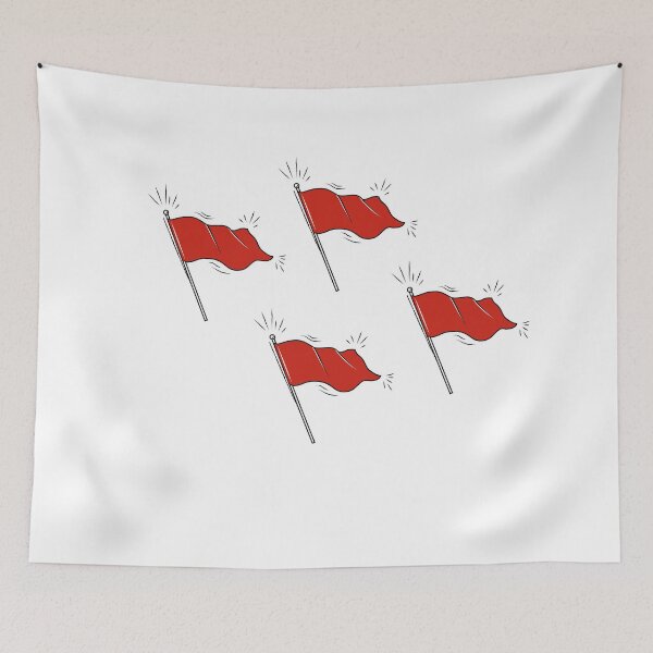Item preview, WARNING: Multiple Red Flags designed and sold by ScottyWalters.