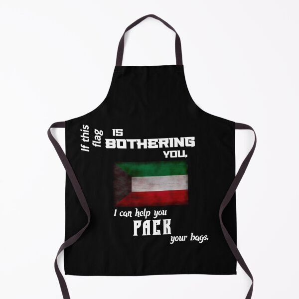 Item preview, Kuwaiti flag - pack your bags designed and sold by 2Girls1Shirt.