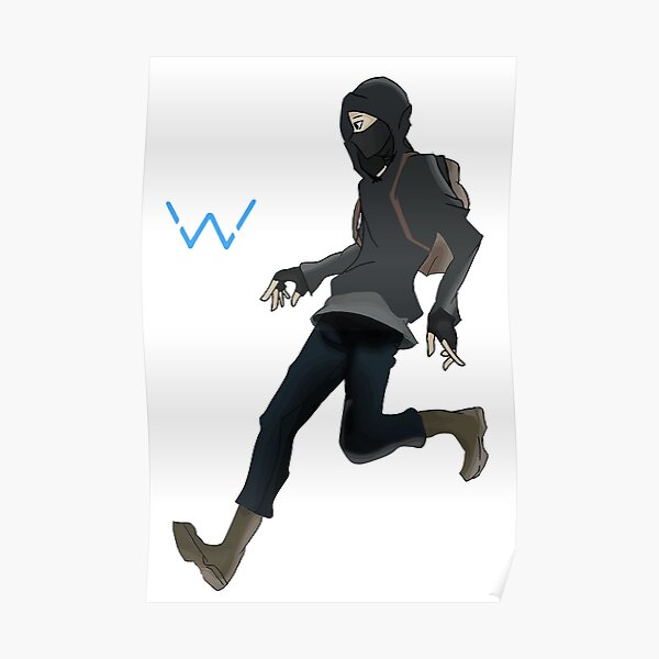 alan wallker cartoon art Poster