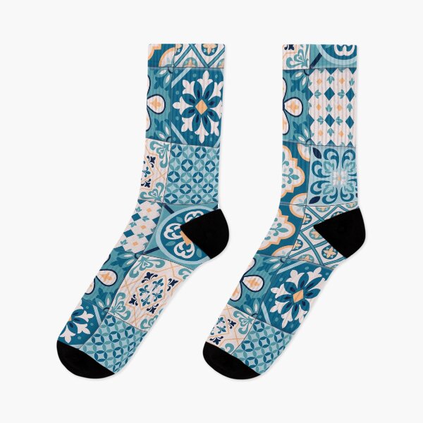 Item preview, Blue Mosaic Tiles Moroccan Arabesque designed and sold by ZaydounStark.