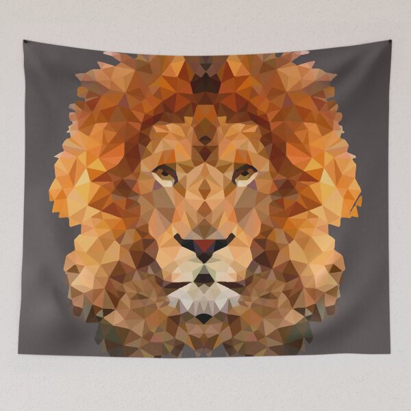 Item preview, Low Poly Lion designed and sold by yellowideas.