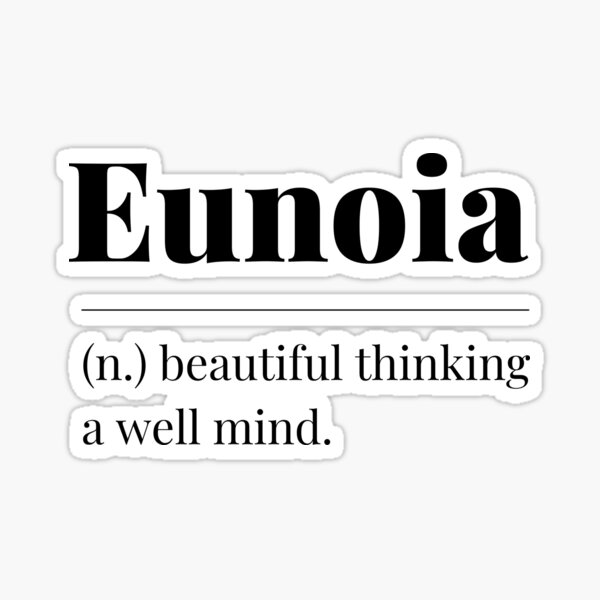 Geschenke und Merchandise zum Thema Eunoia