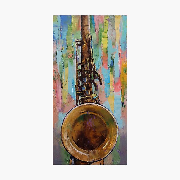 Sax Photographic Print